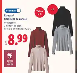 Lidl ESMARA Camiseta de canalé oferta