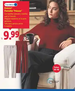 Lidl ESMARA Pantalón Palazzo oferta