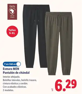 ESMARA MEN Pantalón de chándal