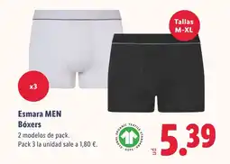 Lidl ESMARA MEN Bóxers oferta
