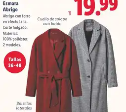 Lidl ESMARA Abrigo oferta