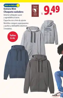 Lidl ESMARA MEN Chaqueta sudadera oferta