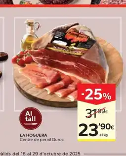 Caprabo LA HOGUERA Centre de pernil Duroc oferta