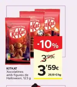 Caprabo KITKAT Xocolatines amb figures de Halloween oferta