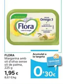 Caprabo FLORA Margarina amb oli d'oliva sense oli de palma oferta