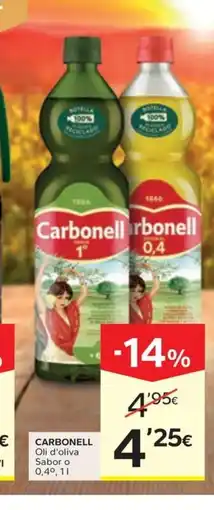 Caprabo CARBONELL Oli d'oliva Sabor oferta