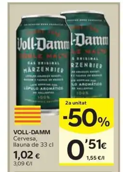 Caprabo VOLL-DAMM Cervesa oferta
