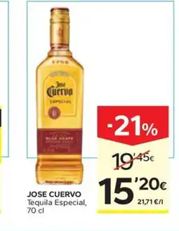 Caprabo JOSE CUERVO Tequila Especial oferta