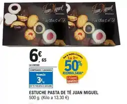 E.Leclerc Juan miguel - estuche pasta de te oferta
