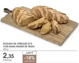 Supermercados Plaza 51 - hogaza de cereales % con masa madre de trigo oferta