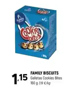 Coviran Family - galletas cookies bites oferta