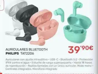 Cenor Auriculares Bleutooth Philips Tat2206 oferta