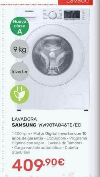 Cenor Lavadora Samsung Ww90ta046te Ec oferta