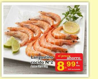 Supermercados La Despensa Langostino Cocido N°2 oferta