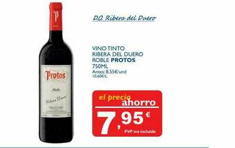 Supermercados La Despensa Vino Tinto Ribera Del Duero Roble Protos oferta