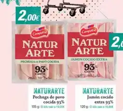 Supermercados Plaza Body natur - pechuga de pavo cocida 93% oferta