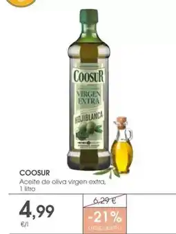 Supermercados Plaza Coosur - aceite de oliva virgen extra oferta