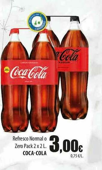 SPAR Lanzarote Refresco Normal O Zero Coca-cola oferta