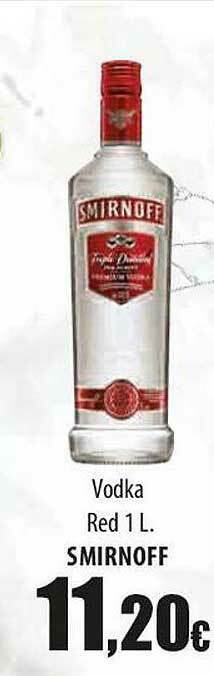 SPAR Lanzarote Vodka Red Smirnoff oferta