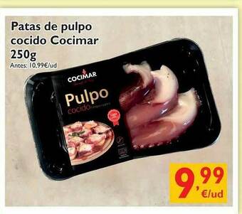 Cash Ecofamilia Patas De Pulpo Cocido Cocimar oferta