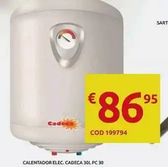 Calentador Elec. Cadeca 30l Pc 30