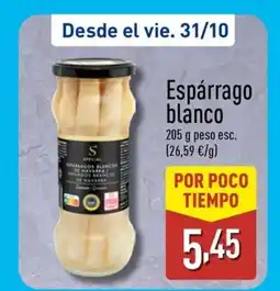 ALDI Espárrago blanco oferta