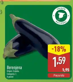 ALDI Berenjena oferta