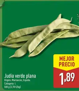 ALDI Judía verde plana oferta