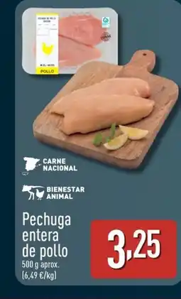 ALDI Pechuga entera de pollo oferta