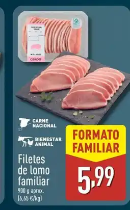 ALDI Filetes de lomo familiar oferta