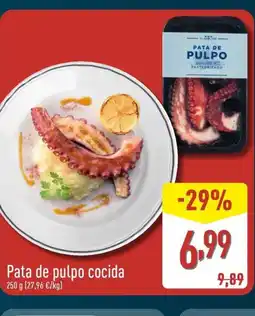 ALDI Pata de pulpo cocida oferta