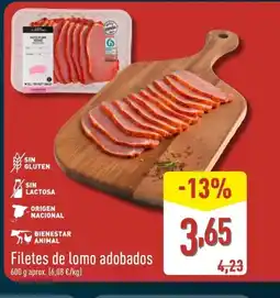 ALDI Filetes de lomo adobados oferta