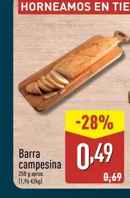 ALDI Barra campesina oferta