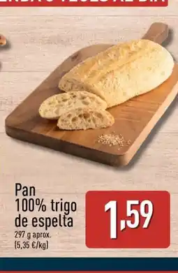 ALDI Pan 100% trigo de espella oferta