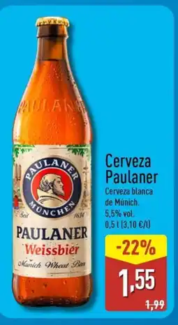 ALDI PAULANER Cerveza oferta