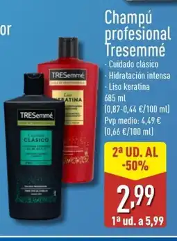 ALDI TRESEMMÉ Champú profesional oferta