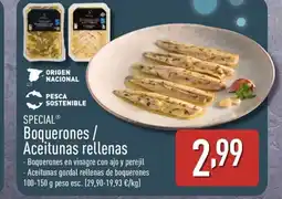ALDI SPECIAL Boquerones/ Aceitunas rellenas oferta