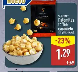 ALDI SPECIAL Palomitas toffee caramelo oferta