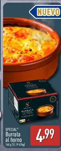 ALDI SPECIAL Burrata al horno oferta
