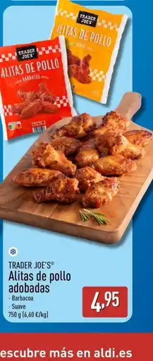 ALDI TRADER JOE'S Alitas de pollo adobadas oferta