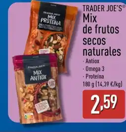 ALDI TRADER JOE'S Mix de frutos secos naturales oferta