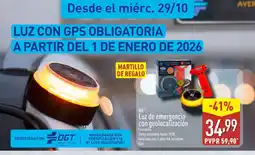 ALDI NK Luz de emergencia con geolocalización oferta