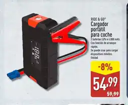 ALDI RIDE & GO Cargador portátil para coche oferta