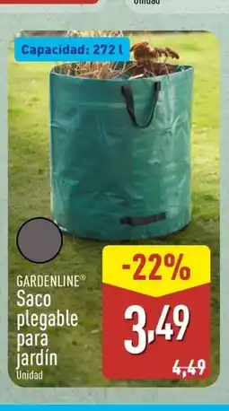 ALDI GARDENLINE Saco plegable para jardín oferta