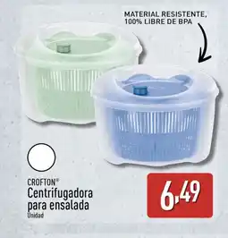 ALDI CROFTON Centrifugadora para ensalada oferta