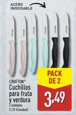 ALDI CROFTON Cuchillos para fruta y verdura oferta