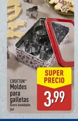 ALDI CROFTON Moldes para galletas oferta