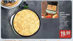 ALDI AMBIANO Gofrera doble / Crepera oferta