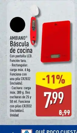 ALDI AMBIANO Báscula de cocina oferta