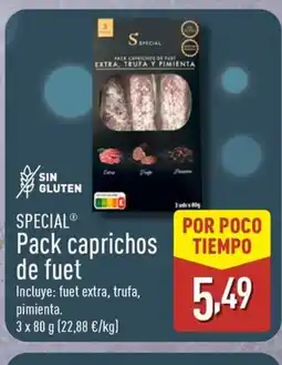 ALDI SPECIAL Pack caprichos de fuet oferta